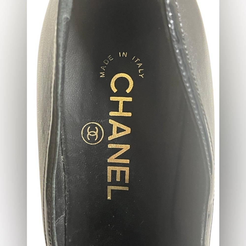 Chanel women black heels size 8.5 - Picture 4 of 15